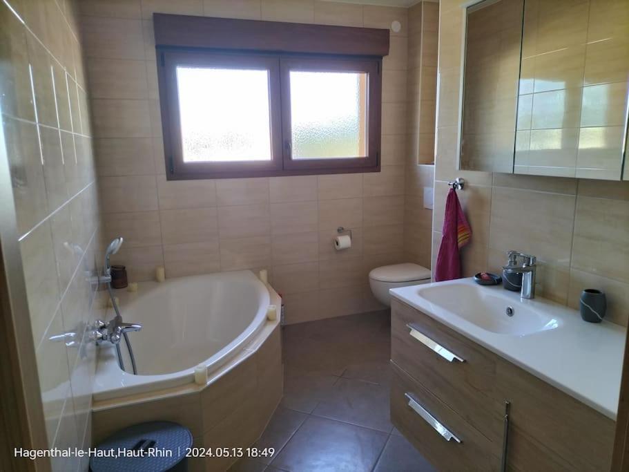 Apartment Einliegerwohnung Hagenthal-le-Haut Buitenkant foto